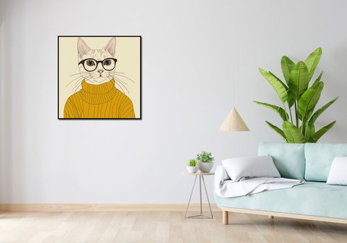 Plakat 80x80cm Intelektualista na Arena.pl