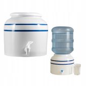 Ceramiczny Dystrybutor Wody ViO CD-02 - Niebieski Pasek Zestaw Basic