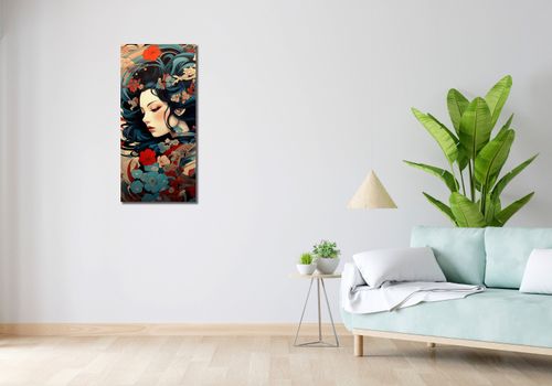 Obraz 40x90cm Szeptucha w Ogrodzie na Arena.pl