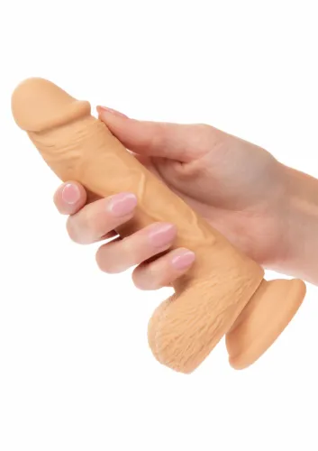 calexotics dual density silicone stud 5” model z przyssawką, silikonowy na Arena.pl