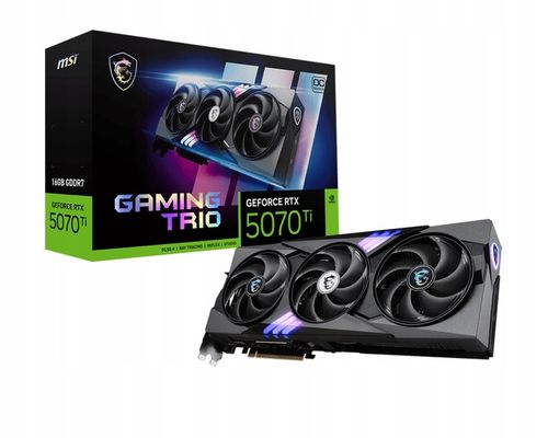 Karta graficzna MSI GeForce RTX 5070 Ti 16G Gaming Trio OC PLUS na Arena.pl