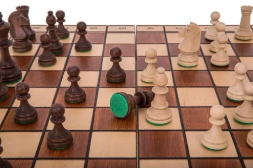 SQUARE - Szachy drewniane JOWISZ - 40 x 40 cm na Arena.pl