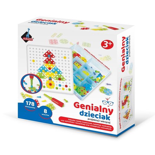 Zestaw konstrukcyjny Askato 180 elementów na Arena.pl