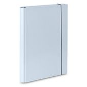 teczka skrz.z gumką fck pastel.błękit a"12 4cm0126