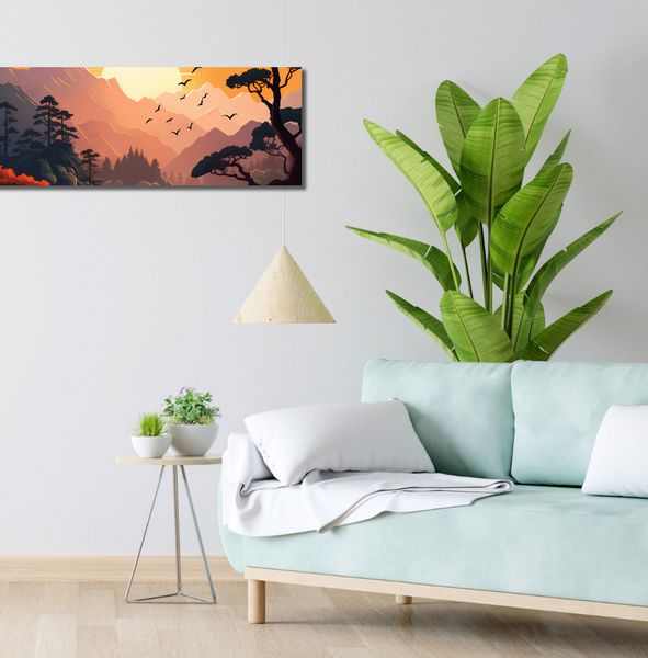 Obraz 90x30cm Złoty Zachód zdjęcie 2