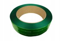 Zielona taśma PET UV SPINAJĄCA 19x0,8x1000 karbowana