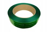Zielona taśma PET UV SPINAJĄCA 19x0,8x1000 karbowana