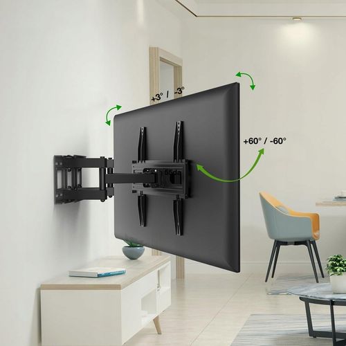 Certyfikowany Solidny Obrotowy Uchwyt do Telewizora Wieszak TV 32"-80" na Arena.pl