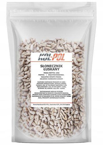 SŁONECZNIK ŁUSKANY 5kg Naturalny wysoka jakość | KOL-POL na Arena.pl