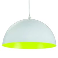 LAMPA wisząca HEMISPHERE FLUO S 5713 Nowodvorski metalowa OPRAWA zwis kopuła biała żółta