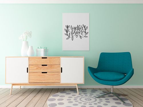 56820 Obraz na płótnie TOGETHER FOREVER - NAPIS na Arena.pl