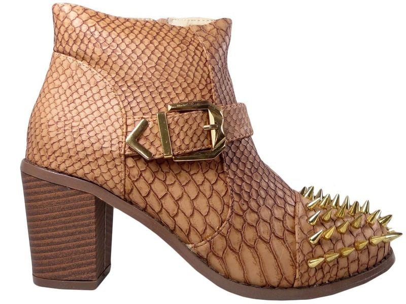 Botki z eko skóry z kolcami na nosku 36,5 zdjęcie 1