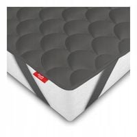 NAKŁADKA NA MATERAC SZARA 140x200 TOPPER NAWIERZCHNIOWY