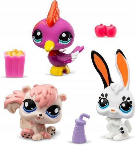 LITTLEST PET SHOP #99-101 ZESTAW 3 figurek zwierzątek +akcesoria na Arena.pl