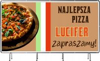 BANER REKLAMOWY 130x80cm duży wybór wzorów PIZZA PIZZERIA RESTAURACJA