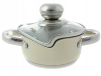 GARNEK STALOWY Z Pokrywką Głęboki Wysoki 10,6l 26cm INDUKCJA Gaz 545