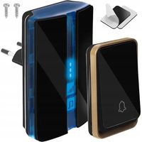 DZWONEK Bezprzewodowy Wodoodporny IP44 Bezbateryjny do Drzwi Furtki