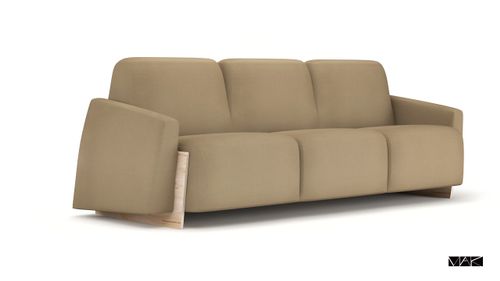 Sofa Bao 225 cm beżowa  D2 na Arena.pl