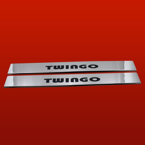 Listwa progowa RENAULT TWINGO MK1 Stal nierdzewna 304 połysk 2szt na Arena.pl