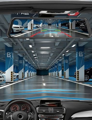 WIDEOREJESTRATOR JAZDY DOTYKOWY KAMERA COFANIA REJESTRATOR PRZÓD TYŁ MenuPL na Arena.pl