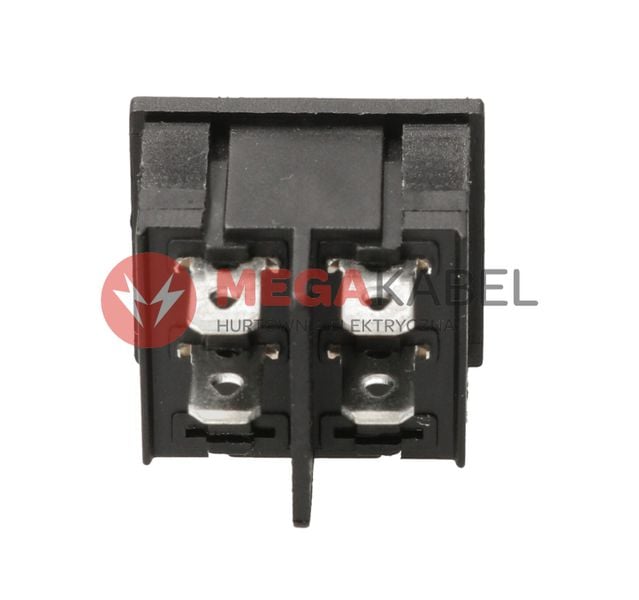 Przełącznik kołyskowy czarny 250V zdjęcie 3