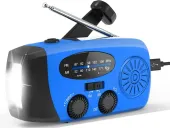 Radio latarka akumulatorowe solarne dynamo na korbkę powerbank usb