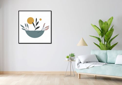 Plakat 90x90cm Miska Roślinności na Arena.pl