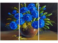 OBRAZ BUKIET KWIATÓW STOLE