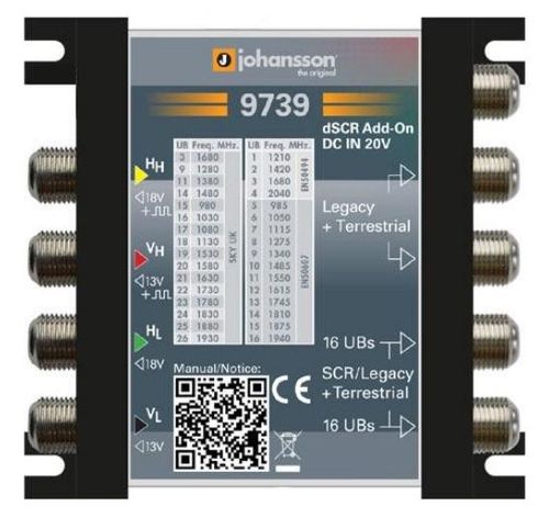Multiswitch Unicable II Johansson 9739 - 4/2 na Arena.pl