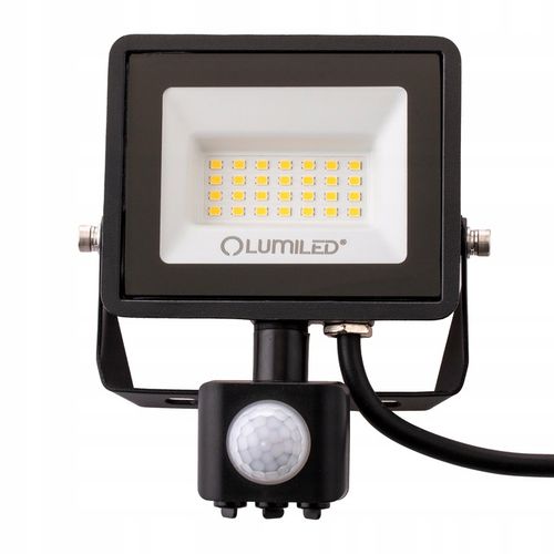 Naświetlacz LED 20W HALOGEN LAMPA ZEWNĘTRZNA REFLEKTOR z CZUJNIKIEM na Arena.pl