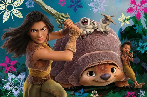 Puzzle maxi 60 elementów. Supercolor. Raya i ostatni smok na Arena.pl