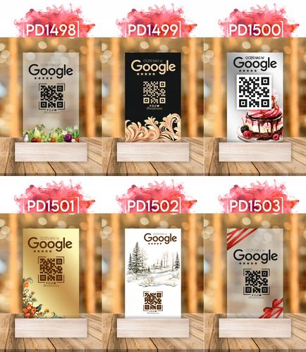 STATUETKA Z TABLICZKĄ z miejscem na kod QR I TWOJE LOGO nadruk UV na Arena.pl