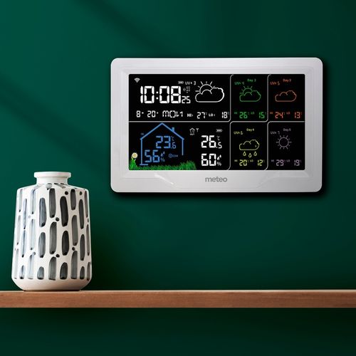 STACJA POGODOWA METEO SP401 WIFI Z PROGNOZĄ POGODY NA 4 DNI na Arena.pl