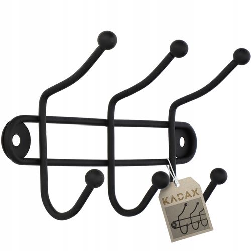 Wieszak Ścienny Na Ubrania Uchwyt 3 + 7 Haczyków na Arena.pl