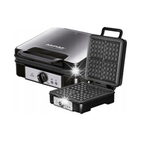 GOFROWNICA MPM DUŻA MOC MGO-36 4 GOFRY 1200W INOX