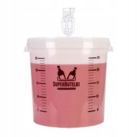 POJEMNIK FERMENTACYJNY 30L WIADRO NA WINO + RURKA