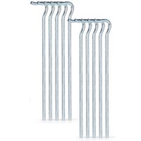 10x Śledzie do Namiotu Kotwy Szpilki Mocujące Wbijane do Ziemi Metal 23 cm