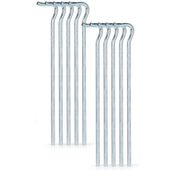 10x Śledzie do Namiotu Kotwy Szpilki Mocujące Wbijane do Ziemi Metal 23 cm
