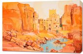 Obraz 90x60cm Ruiny pod Słońcem