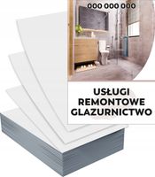Ulotki A5 1000 szt reklamowe firmowe USŁUGI REMONTOWE GLAZURNICTWO