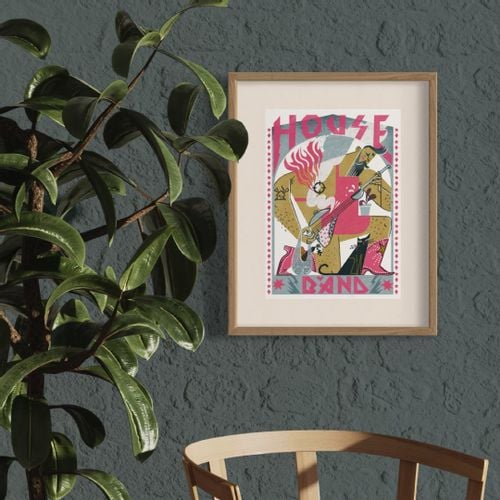 Houseband - plakat A3 na Arena.pl