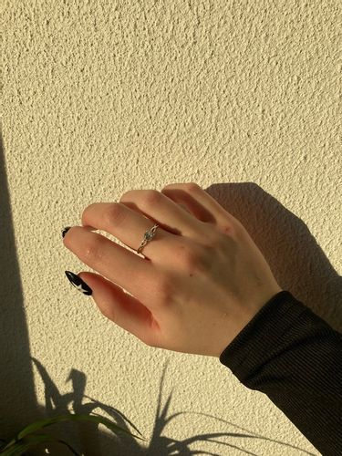 PIERŚCIONEK SREBRNY REGULOWANY NIESKOŃCZONOŚĆ SREBRO 925 na Arena.pl