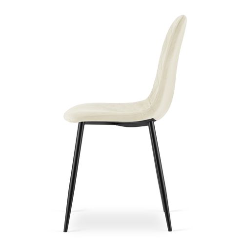 Krzesło ASTI - beż aksamit x 2 na Arena.pl