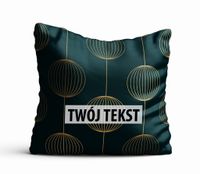 Poduszka Dekoracyjna GEOMETRYCZNA  z Twoim napisem G24