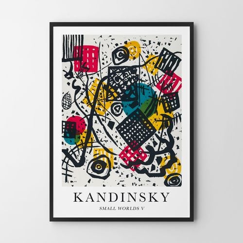 Plakat cyfrowy do wydruku kandinsky na Arena.pl