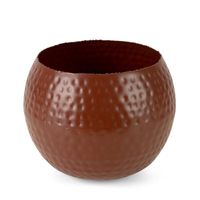 Donica osłonka żelazo 20X20X20 miedziana