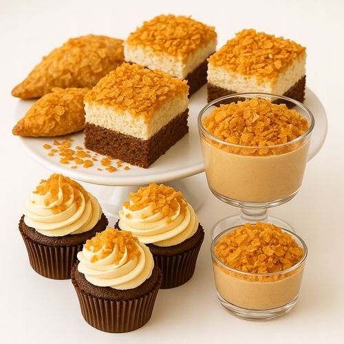 Prażynka francuska do tortu posypka waflowa dekoracje CHRUPKA 2Litry na Arena.pl