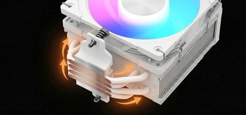 Chłodzenie procesora Modecom Volcano 0C T721 ARGB białe na Arena.pl