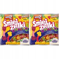 nimm2 Śmiejżelki Dżunglaki Żelki owocowe wzbogacone witaminami 90 g x 2 szt