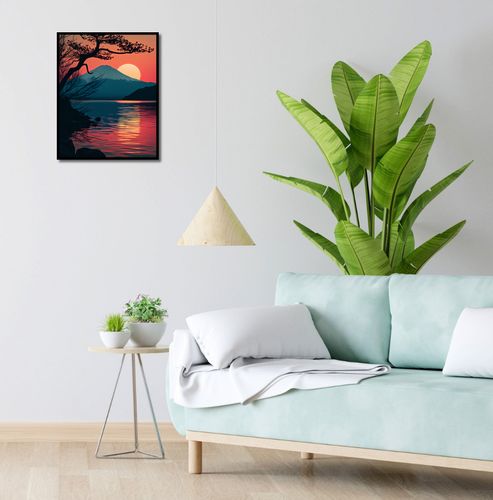 Plakat 40x50cm Góra Wieczorem na Arena.pl